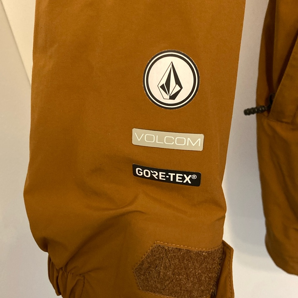 Volcom Brown Hooded Jacket - Picture 3 of 4